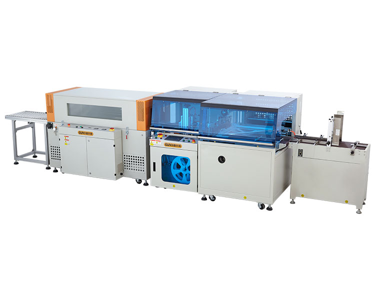 Automatic high speed edge sealing and shrinking machine