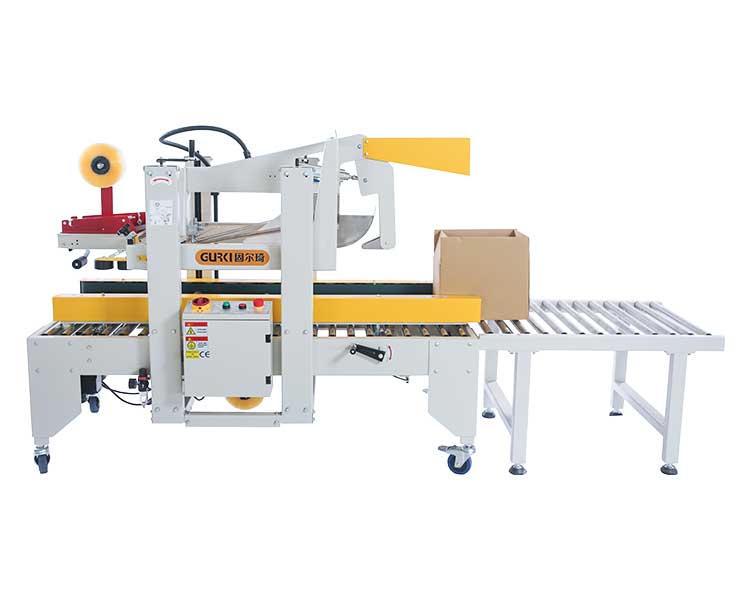 Double column flaps folding carton sealer