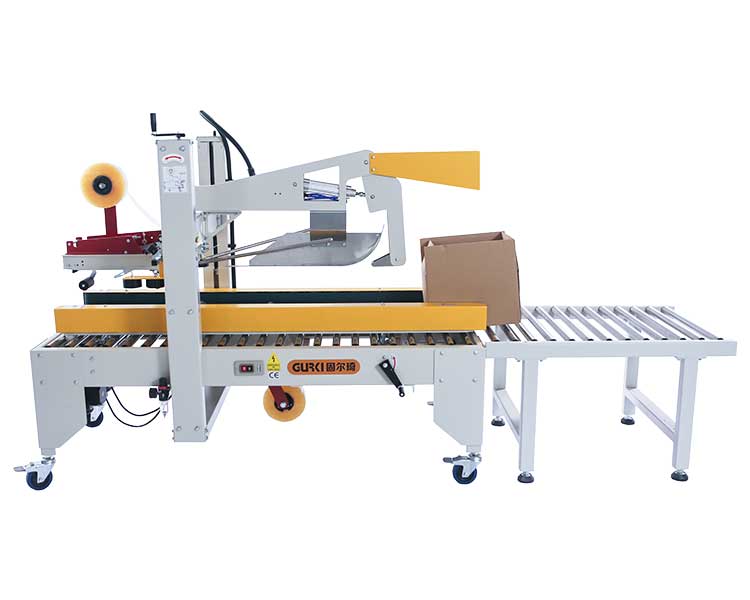 Semi-auto flaps folding carton sealer