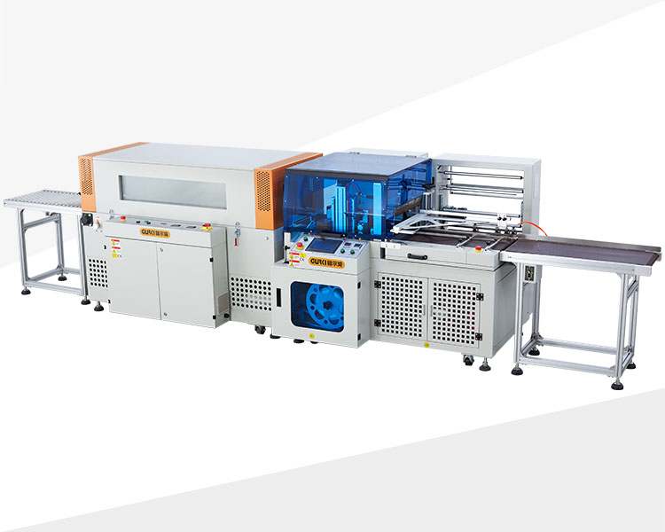 Automatic edge sealing and shrinking packaging machine